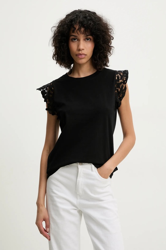 Tričko Answear.LAB černá 3213.hos