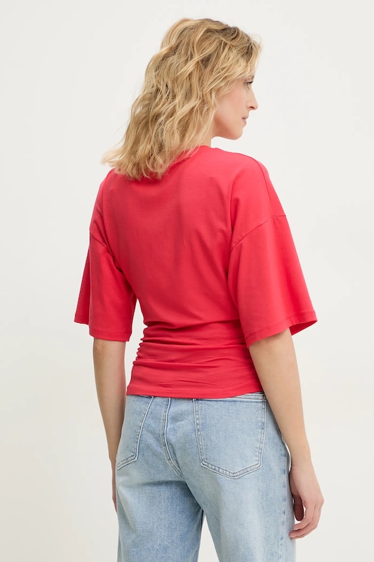 Odzież Answear.LAB t-shirt sng.126.tjs czerwony