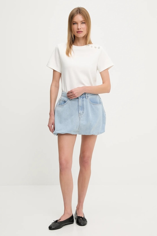 Tričko Answear.LAB 4702.hos bílá WW25