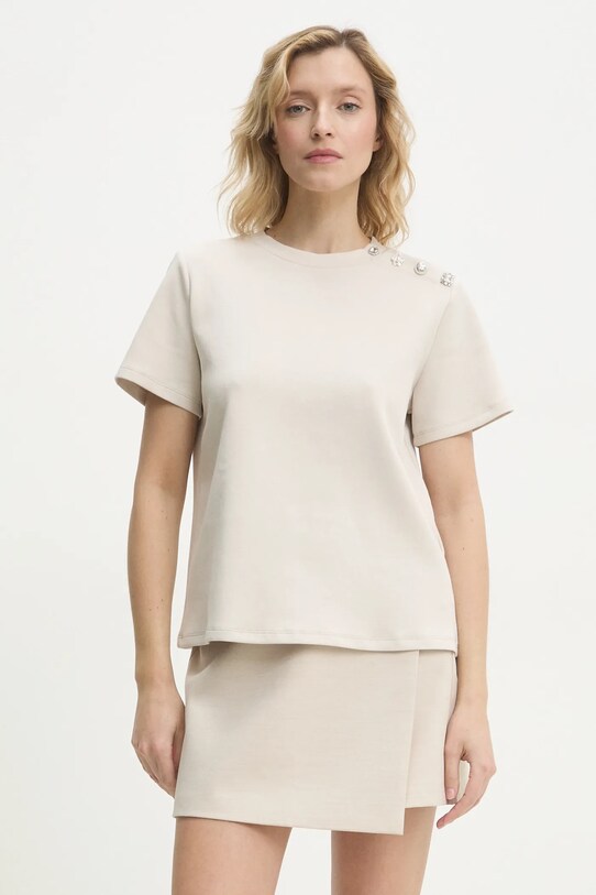Футболка Answear Lab regular бежевый 4702.hos