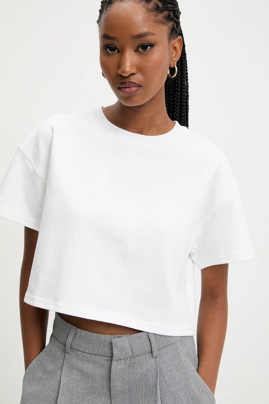 Tričko Answear.LAB s elastanem bílá 5012.IKK