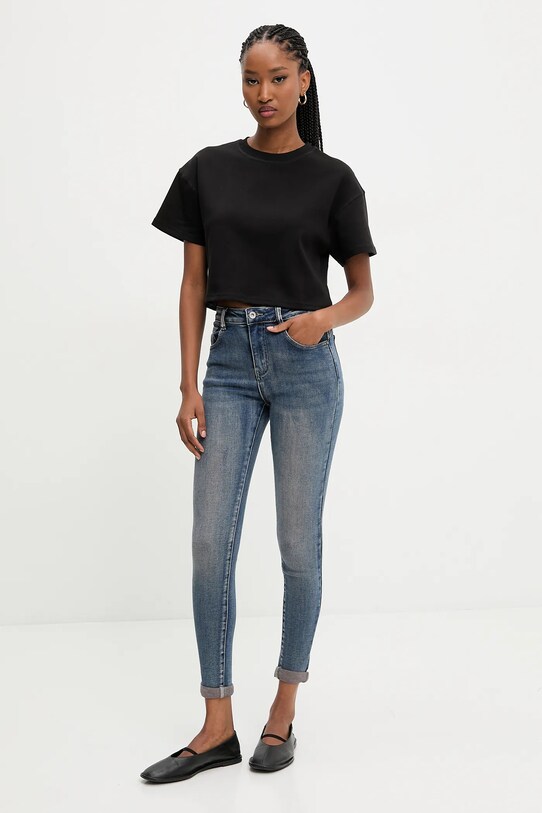 Answear Lab tricou 5012.IKK negru WW25