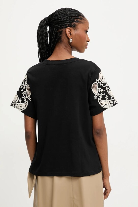 Odzież Answear Lab t-shirt 7077.hos czarny