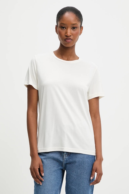 Answear Lab tricou uni bej BTS1048.tos