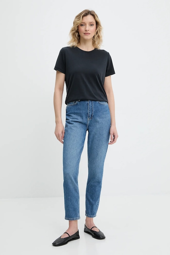 Answear.LAB t-shirt BTS1048.tos czarny WW25