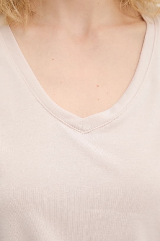 Answear Lab tricou BTS1047.tos bej