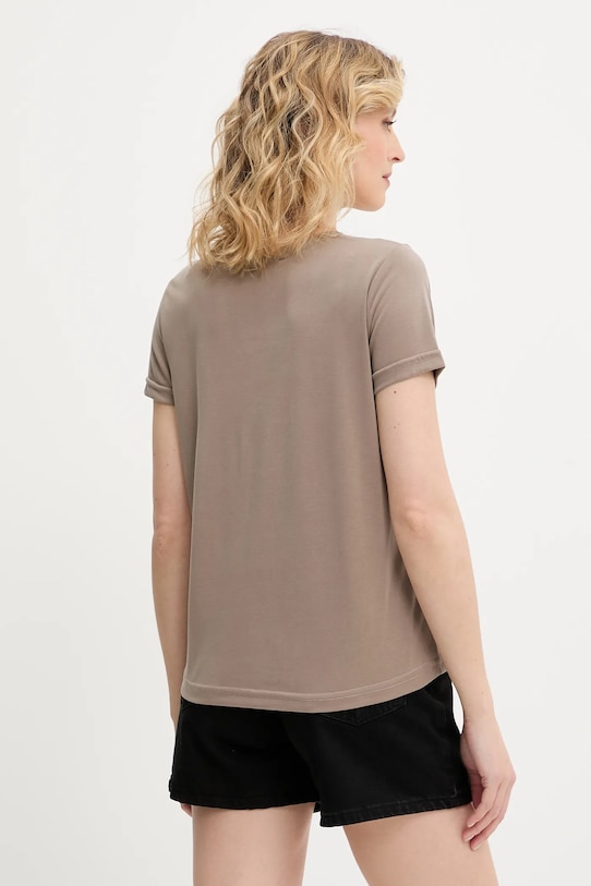 Îmbrăcăminte Answear Lab tricou BTS1047.tos maro