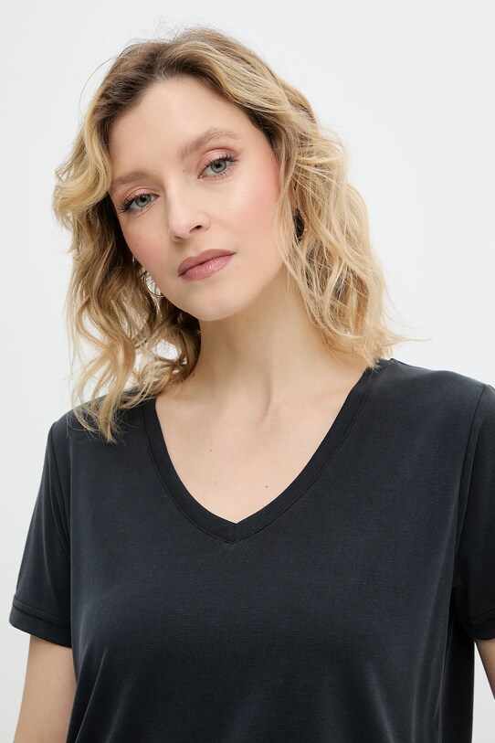 Answear Lab tricou negru BTS1047.tos