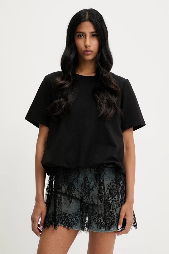 Answear Lab t-shirt regular czarny 93201.iak
