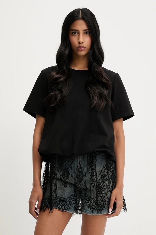 Answear Lab tricou uni negru 93201.iak