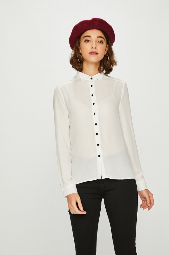 Košeľa Answear.LAB jednofarebný biela CH1933.S