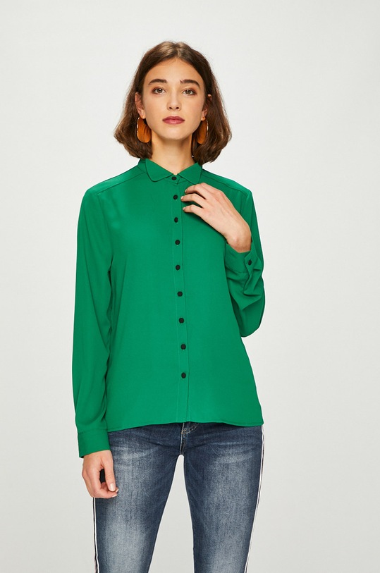 Košeľa Answear.LAB jednofarebný zelená CH1933.S