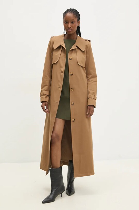 Тренч Answear.LAB 1167.TLK бежевий WZ24