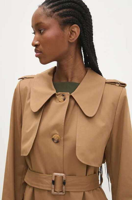 Тренч Answear.LAB 1167.TLK бежевий