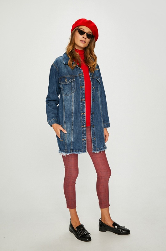 Answear.LAB - Riflová bunda R561.G modrá WZ18