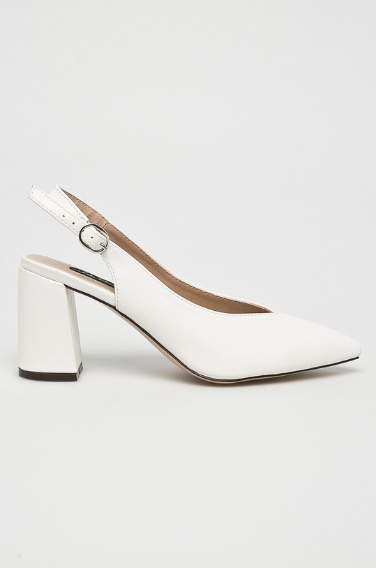 Answear.LAB - Lodičky Lily Rose stĺpikový biela 217841.R