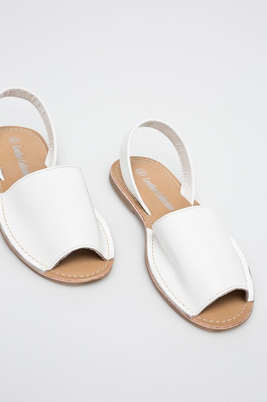 Answear.LAB - Sandále Leather Collection F00143B biela WZ18