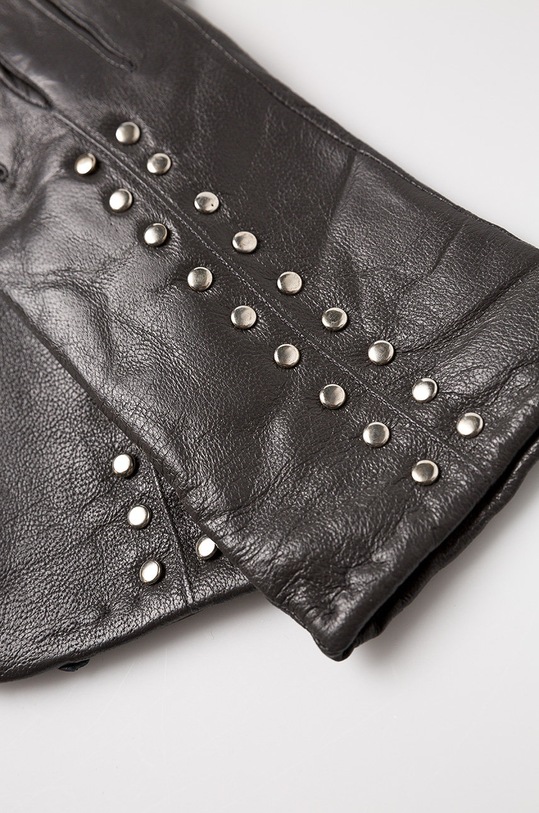 Answear.LAB - Kožené rukavice A1746.M sivá WZ18