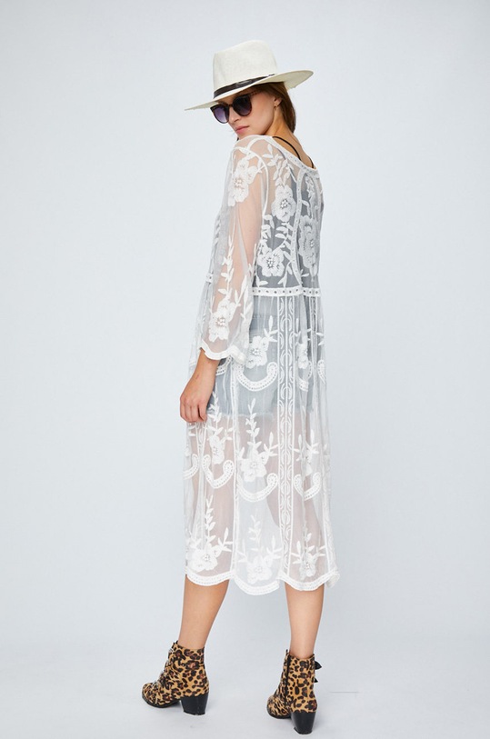 Oblečenie Answear.LAB - Šaty Wiya for Answear.LAB W8183.W biela