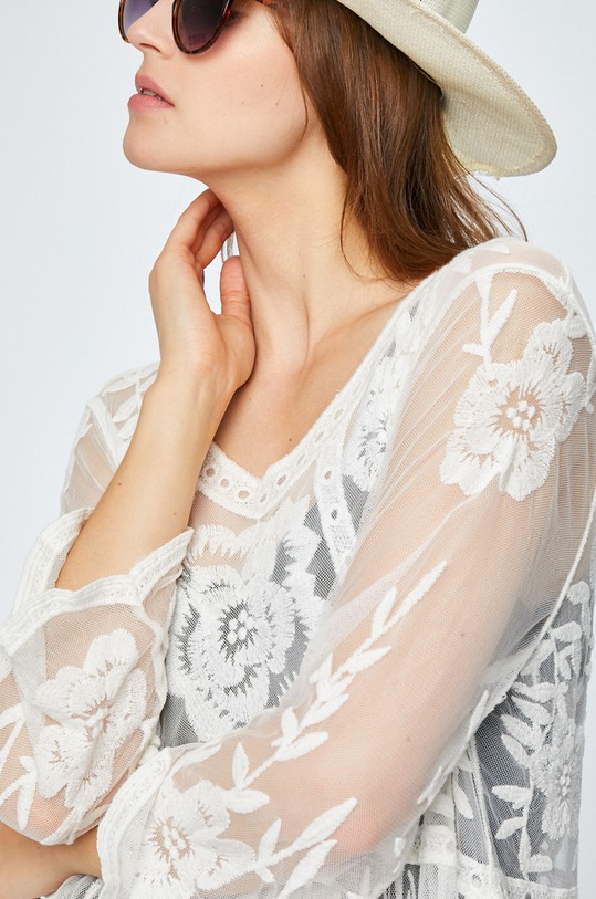 Answear.LAB - Šaty Wiya for Answear.LAB W8183.W biela