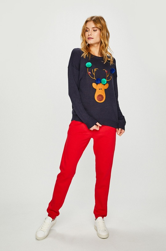 Answear.LAB - Sveter LK.230REIN.B tmavomodrá WZ18