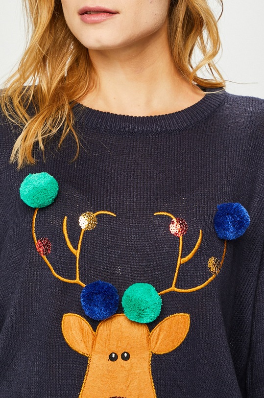 Answear.LAB - Sveter tmavomodrá LK.230REIN.B