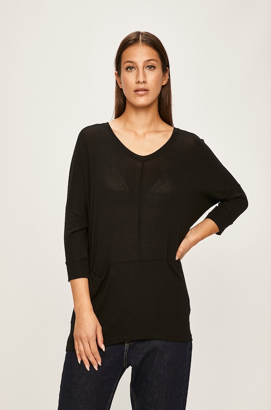 Answear - Bluza uni negru 1601.ADA