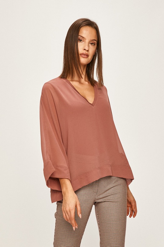 Answear.LAB - Halenka tříčtvrteční růžová DERM5.BAK