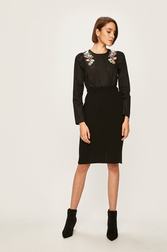 Answear - Bluza DERM6.BAK negru WZ19