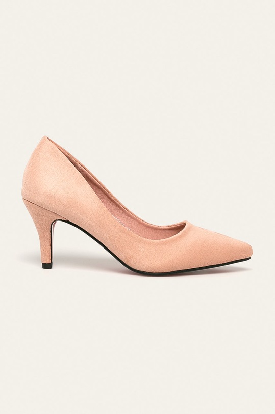 Answear - Pantofi cu toc Guapissima textil roz JM7007T.E
