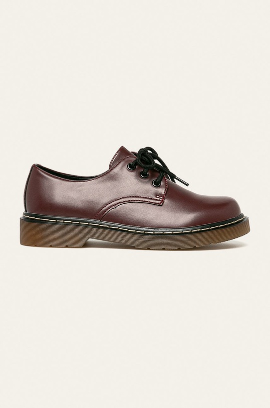 Answear.LAB - Félcipő Fashion Bella szintetikus bőr burgundia Q8XX24031.2.D