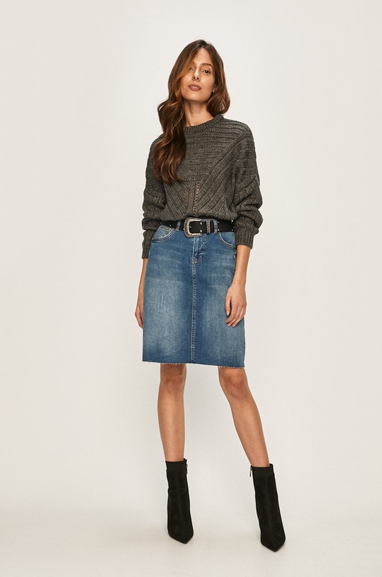 Answear.LAB - Sukňa GUST1.gaa modrá WZ19