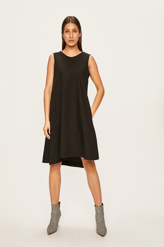 Answear Lab rochie DERMAN1.DQ negru WZ19