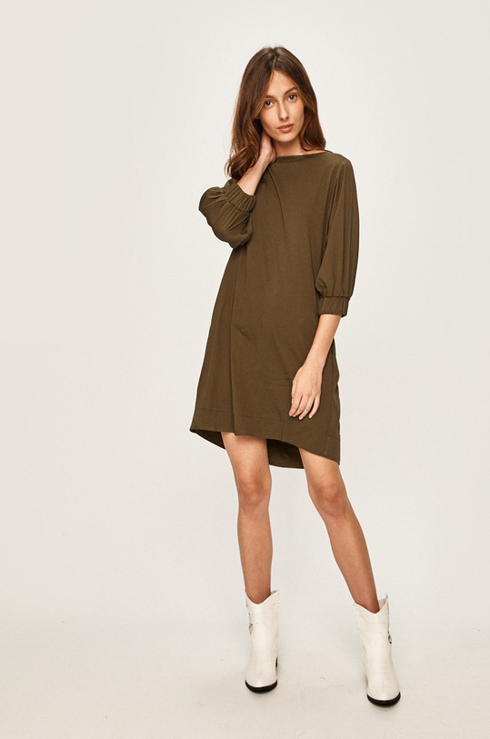 Answear Lab rochie DE88853.ga verde WZ19