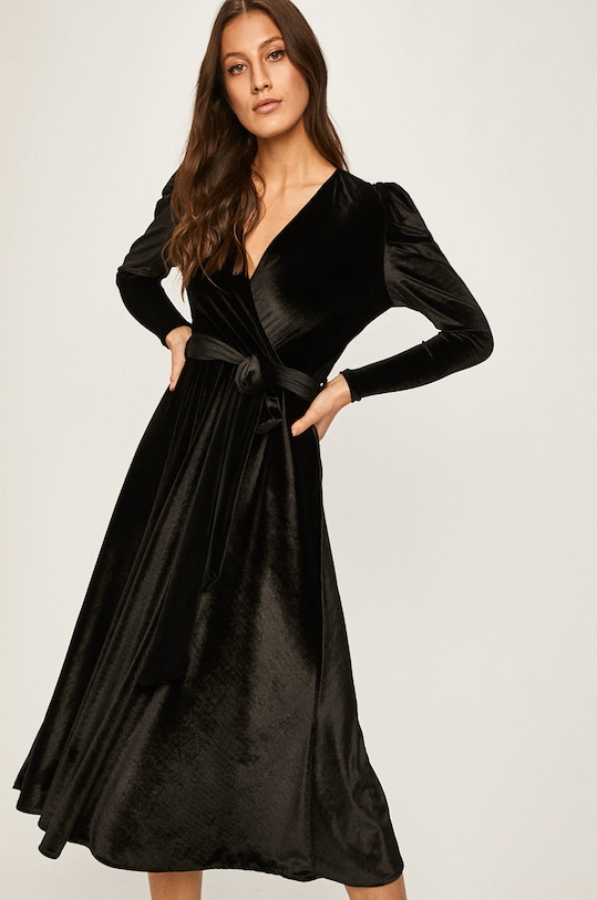 Answear Lab rochie maxi negru 7053.JS