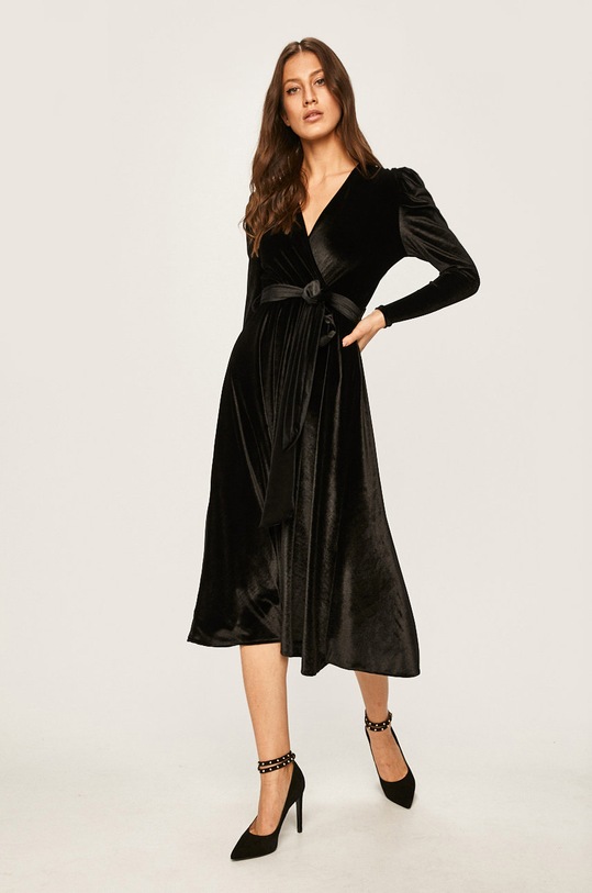 Answear Lab rochie 7053.JS negru WZ19