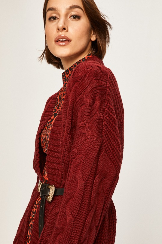 Answear - Cardigan burgundia LK249ORGANIC.AA