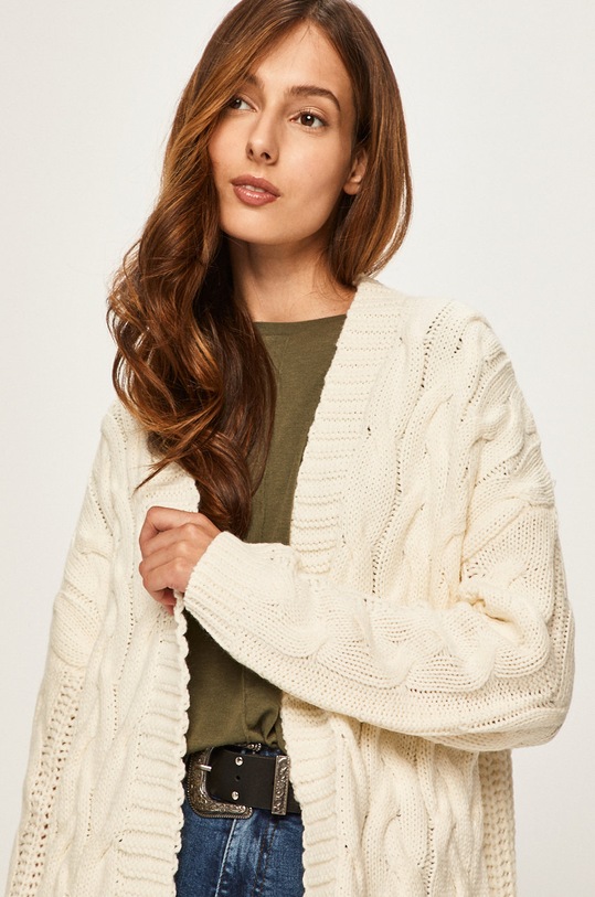 Answear - Cardigan bej LK249ORGANICA.AA