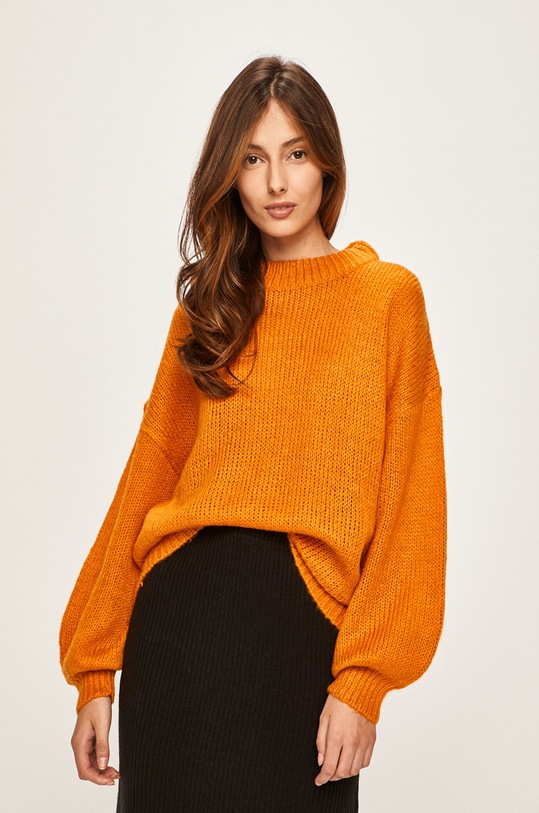 Answear - Pulover portocaliu LK230COLIMA.AA