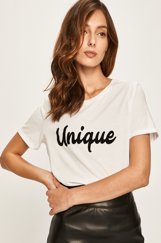 Answear - Tricou imprimeu alb OLD11.TJ