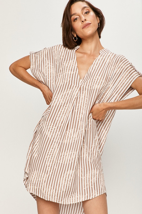 Answear Lab rochie mini bej 808656A.P