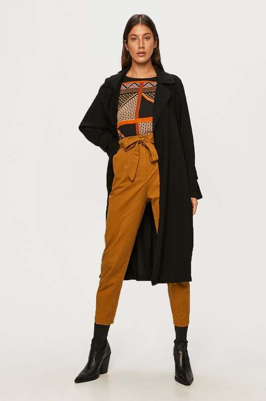 Kabát Answear.LAB Y5008.C černá WZ20