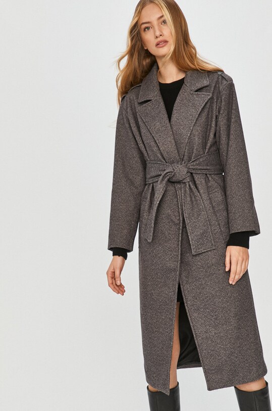 Answear.LAB - Kabát nezateplené sivá B356.DA