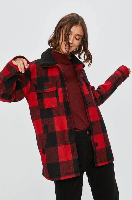 Answear Lab - Geaca cu captuseala rosu AUGUSTUS.FF