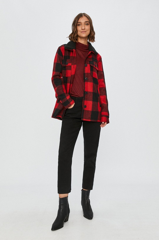 Answear Lab - Geaca AUGUSTUS.FF rosu WZ20