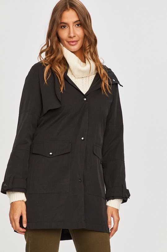 Answear - Hanorac Answear Lab cu captuseala negru 8002.1