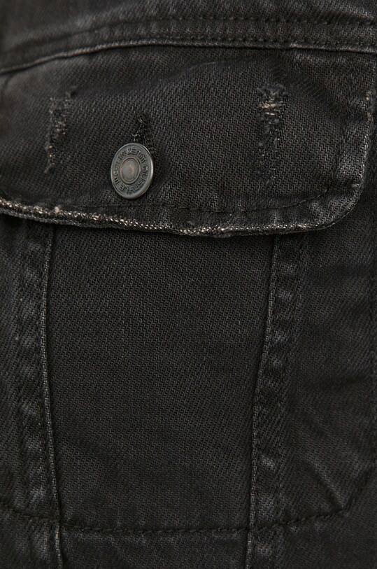 Answear Lab geacă din denim 185.DA negru