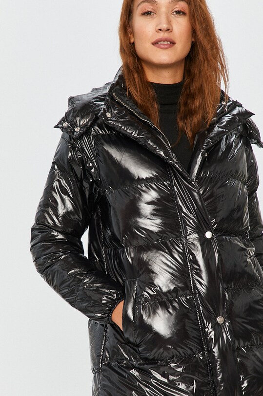 Answear Lab - Geaca negru WZ20.KUD029