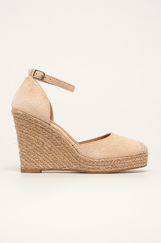 Answear.LAB - Espadrilky LaDonna klín béžová 2019.33.B.P