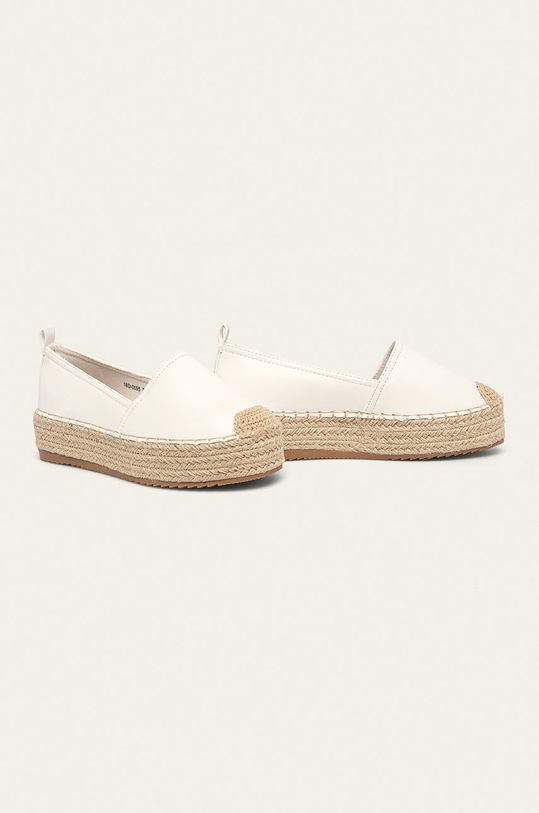Answear - Espadrile Buanarotti 1BD0095A.2.P alb WZ20